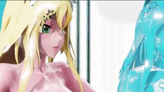 【MMD R-teen SEX DANCE】PERVERSE LOVELY BOOTY SWEET EXTREME FUCKING ROUGH SEX 激しいセックス [MMD]