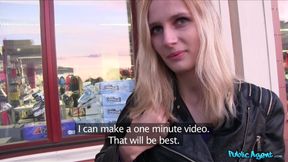 Blonde Happily Takes Stranger's Money And Cock 1