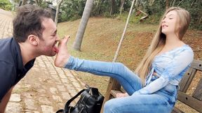 Dirty foot humiliation by Princess Sophia - 1080p mp4