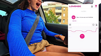 Friend films my drive; remote fans control my vibratory pleasure
