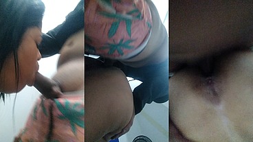 my ex lover came and fucks me quickly in my house