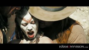 Savage Injun female makes out with mohave warrior and yankee
