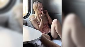 Want to See Me Masturbate on the Train? 3 Female Orgasm 4K 60fps