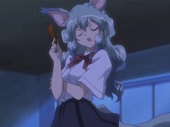 Hentai tentacle girl in bed with guy