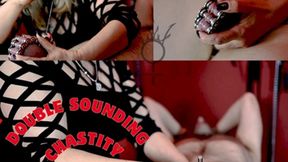 Double sounding urethra pleasure from Empress Bella - Double Sounding - Chastity - CBT - Empress Bella Sadic