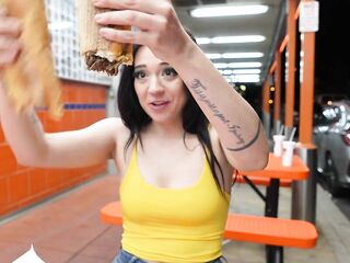 Riley Jean Gets Fisted in her Uber in Philly