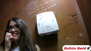 Blowjob in the library