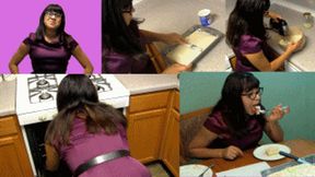 eRica cooks a cum cake using cum instead of eggs!!