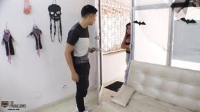 A Reunion with My Stepsister Ended in a Good Fuck - Cum on the Face - Porn in Spanish