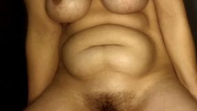 Blond mom's thick body screams for a hard cock&#x1F346;, rides it, covers him in her cum, his
