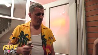 Fake Hostel French sluts with Giant Titties Gets inside on a 3Some