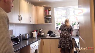 AuntJudysXXX - sexy BBW milf Charlie Rae Fucks her Lazy