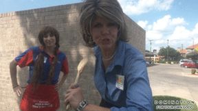 Fast Food Spanking POV
