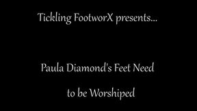 Paula Diamonds Foot Worship