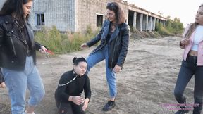 JANE, NICOLE and PAMELA - You only deserve to eat dirt! (4K)