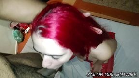 ruiva safada de lingerie tomando ferro no motel (completo)