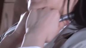 Jap Hotties Swingin&#039; on Leather in Kinky Cosplay Orgy