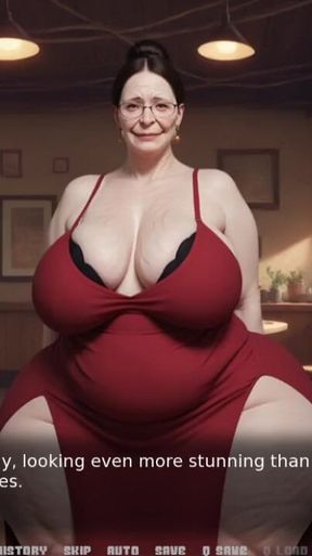 Jaw-dropping moment from &quot;Horny Chubby GILF Pushes Extreme Large Butt Plug Into Her Massive Ass - GILF 06 Gameplay&quot;