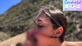 Kneeling Tease: Naked Blowjob