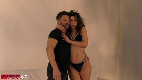 bts of the scene: (wet) first porn ever, newbie sbrilli666 get her first pee and double penetration, rough, anal, dpp, pee and not stop anal fucking!