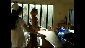 Nurse Mary Jane Seduces Amberlina at the Bar with Her Smoke