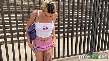 Spanish Blonde Angelique Craves American Cock&#x1F32D;: Don Mulatito S&#x6EE1;&#x8DB3;s Petite Appetite