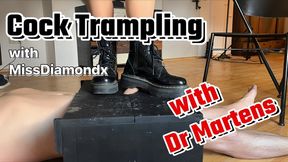 Cock Trampling with Dr Martens with MissDiamondx - Full HD Video