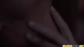 Busty Hungarian babes go wild on each other's juicy pussies, tongues wagging wildly