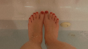 Milky soap foot massage and teaser