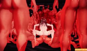 MMD Hentai 3D Hardcore Gangbang