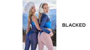 Blacked.Com featuring Kelly Collins and Bella Spark's side fuck video