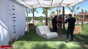 small bts of the scene: welcome to the jungle, black meat matter! - benny green, 2on1, bbc, atm, dp, rough, gapes, creampie.