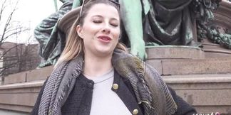 German Gamer Girl Mia Minou Picks Up For Casting, Screws In Munich