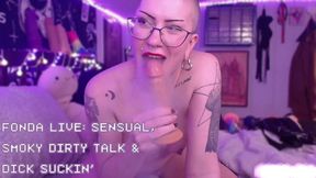 Fonda LIVE: Sensual, smoky dirty talk & dick suckin' [WMV - 1080p]