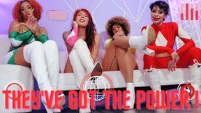 They've Got The Power! Ft Princess Onyx Kim, Goddess Fina, Goddess Sativa & Nahla Feti - HD MP4 1080p Format