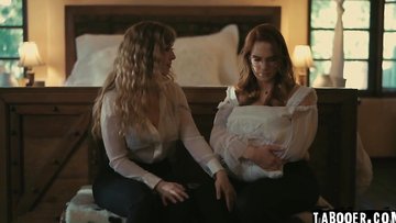 Lena leads Siri to get Troy's cock and cum