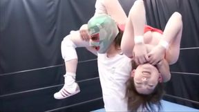 Asian Babe Battles in Boob-tastic Wrestling Match