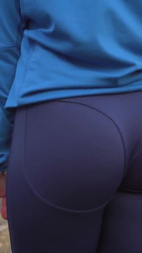 Thrilling moment from &quot;Milf With Nice Ass Walking In Tight Pants View From Behind&quot;