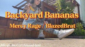 Bruised Backyard Bananas, Feeding Time For Pet