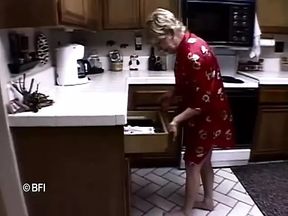 Horny granny and young chick