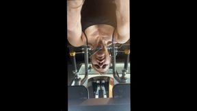 Pull Ups Underneath View Toe Pointing