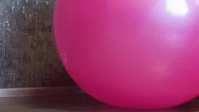 sexy looner deflate nice pink yogaball