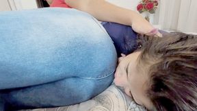 FEEL MY STINKING FARTS USELESS SLAVE - BY BRUNA PAZ - CLIP 3 IN FULL HD