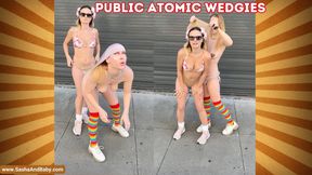 Public Atomic Wedgies & Humiliation - Outdoor Porn - Outside - Embarassed - Bully - Embarrassed