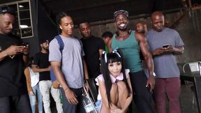 Quivering Pink-Tongued Pleasure Slaves of Ebony Desire Suck&#x1F61C; White-Hot Ecstasy From Japanese Whore