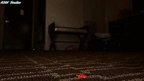 Giant Goddess FBC uanaware of you shrunk at her feet - MP4