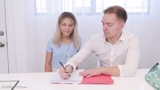 My College Tutor Just Fucked My Tight Pussy During Our Study Session