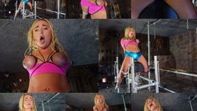 Horny busty blonde goes on a sybian joy ride (MP4 SD 3500kbps)