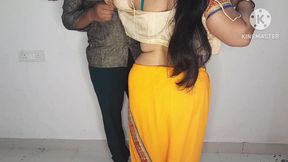 Stepmom Stepson Romance in the Absence of the Stepfather in Hindi.
