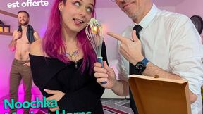 Delivroubignole fucks and fills next to her date with Maxime, Horns Noochka Davy